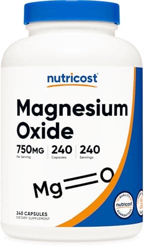 Nutricost Magnesium Oxide 750mg