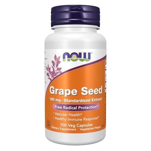 NOW Supplements, Grape Seed 100 mg - Standardized Extract…