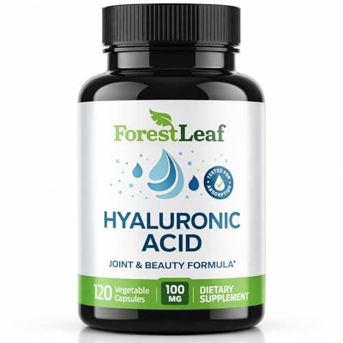 ForestLeaf Hyaluronic Acid Supplements 100mg + 50mg VIT C