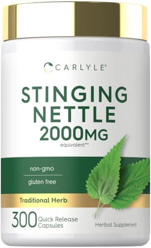 Carlyle Stinging Nettle Leaf Extract Supplement | 300 Capsules