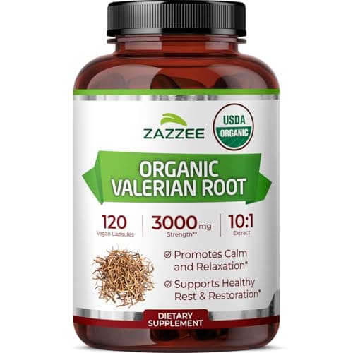 Zazzee USDA Organic Valerian Root 10:1 Extract
