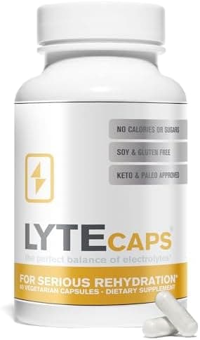 LyteLine Electrolyte Capsules - 60 Vegetarian Capsules…