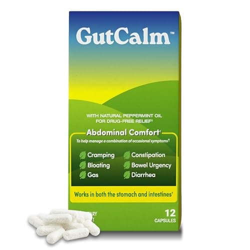 GutCalm IBS Relief Peppermint Oil Capsules