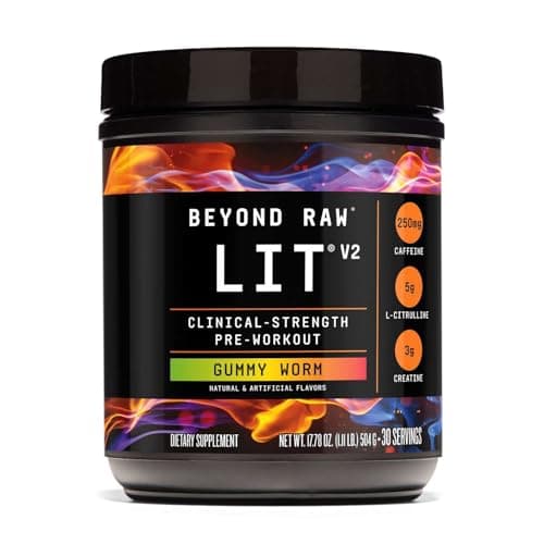 BEYOND RAW LIT V2 Clinical Strength Pre Workout Powder
