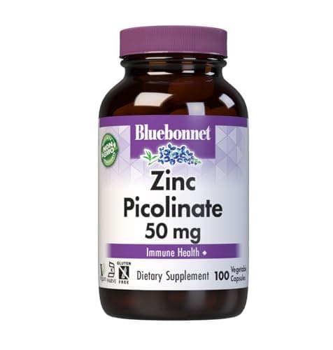 Bluebonnet Nutrition Zinc Picolinate 50 mg Vegetable Capsules