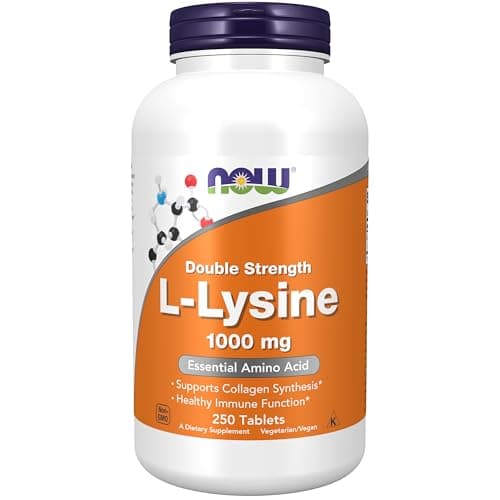 NOW Foods Supplements, L-Lysine (L-Lysine Hydrochloride) 1,000…