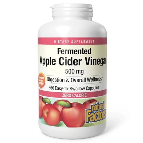 Natural Factors Fermented Apple Cider Vinegar - Digestive…
