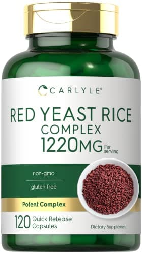 Carlyle Red Yeast Rice Complex | 1220mg | 120 Capsules |…