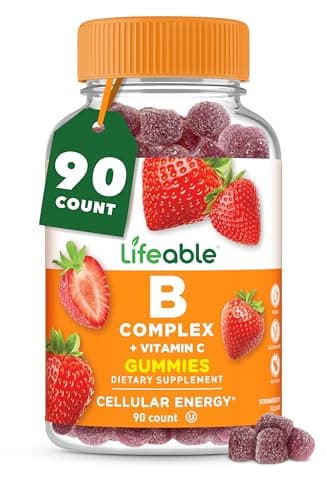 Lifeable Vitamin B Complex Gummies for Adults | with Vitamin C…