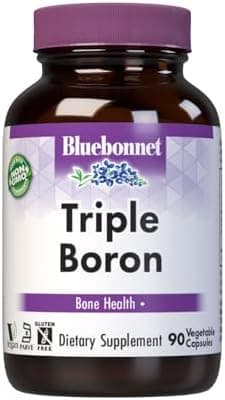 Bluebonnet Triple Boron 3 mg Trace Mineral Bone Support…