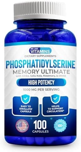 Phosphatidylserine Supplement 1000mg Memory Ultimate Complex…