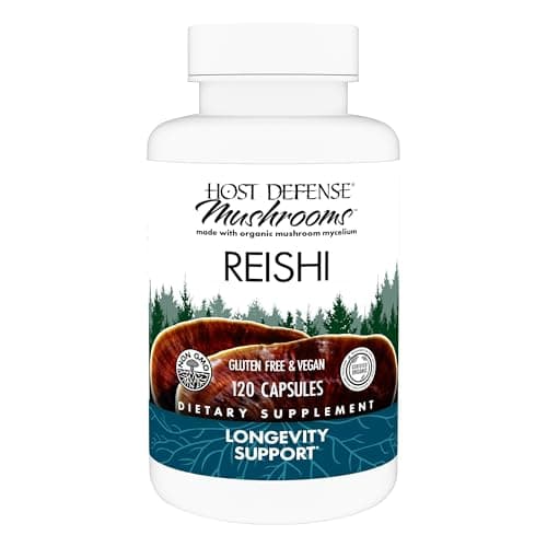 Host Defense Reishi Capsules - Heart & Immune Health Support…