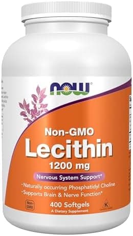 NOW Foods Supplements, Lecithin 1200 mg with naturally…