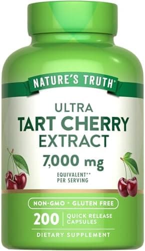 Nature's Truth Tart Cherry Extract Capsules | 200 Count