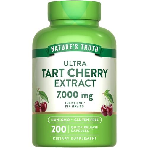 Nature's Truth Tart Cherry Extract Capsules | 200 Count