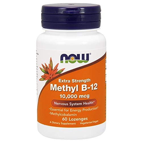 Methyl B-12 10000 mcg, 60 Lozenges (Pack of 2)