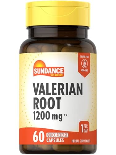 Sundance Valerian Root Supplement | 60 Quick Release Capsules