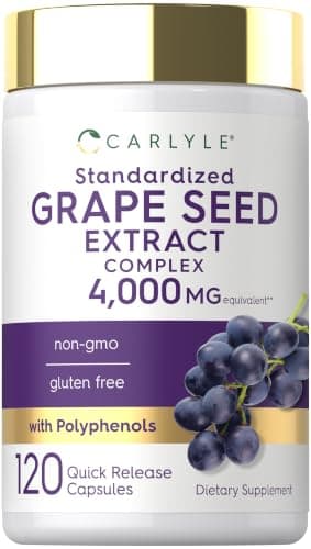 Carlyle Grape Seed Extract | 120 Quick Release Capsules