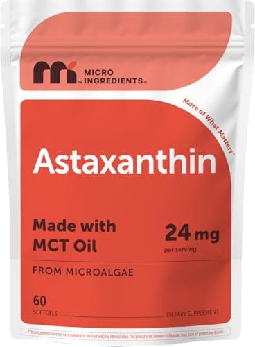 Micro Ingredients Astaxanthin 24mg with MCT Oil