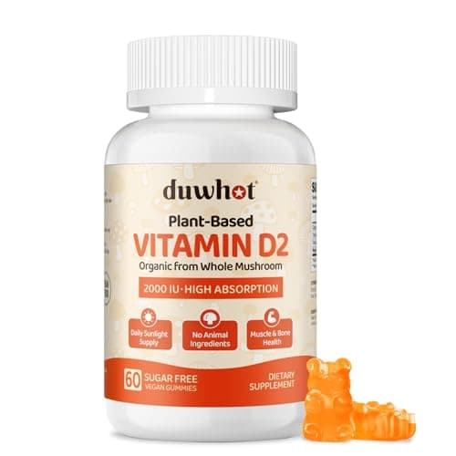 duwhot Vitamin D2 Gummies 2000 IU