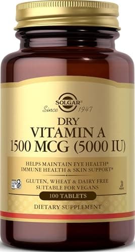 Solgar Dry Vitamin A 1500 mcg (5000 IU)