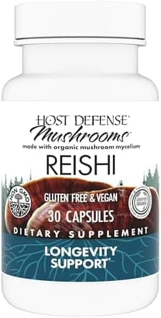 Host Defense Reishi Capsules - Heart & Immune Health Support…