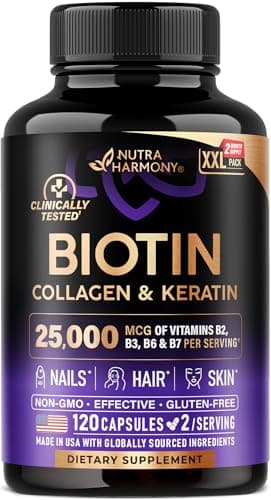 Biotin | Collagen | Hyaluronic Acid | Keratin - Support Normal…