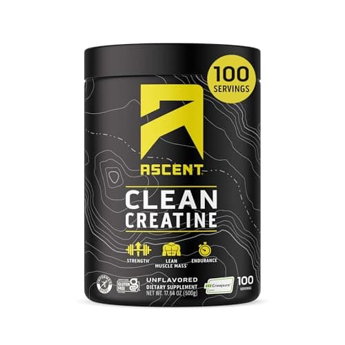 Ascent Clean Creatine Monohydrate Powder - 5G Per Serving