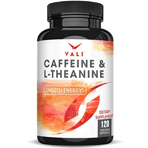 VALI Caffeine 50mg & L Theanine 100mg - Caffeine Pills…
