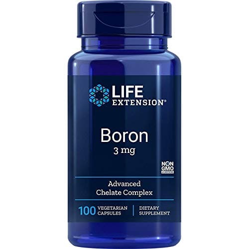Life Extension Boron 3 mg with Vitamin B2, 100 Capsules