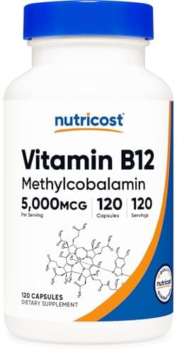 Nutricost Vitamin B12 (Methylcobalamin) 5000mcg