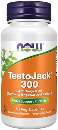 NOW Foods Supplements, TestoJack 300™ with 300 mg of Tonkat…