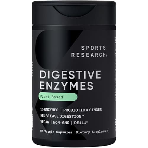 Sports Research® Digestive Enzymes w/Probiotics