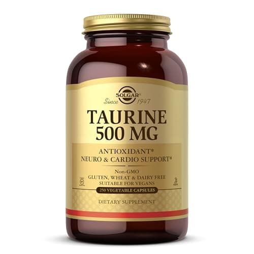 Solgar Taurine 500 mg, 250 Vegetable Capsules - Amino Acid…