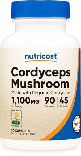 Nutricost Cordyceps Mushroom Capsules 1100mg