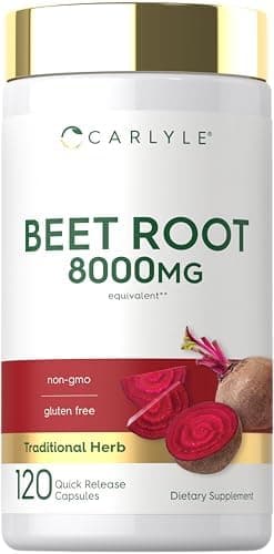 Carlyle Beet Root Capsules | 120 Count | Quick Release…