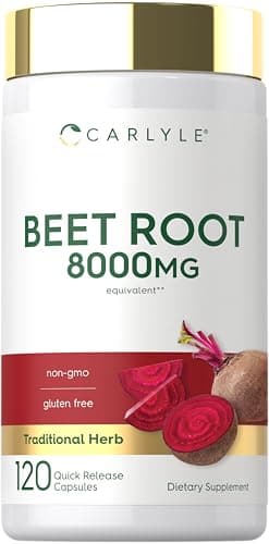Carlyle Beet Root Capsules | 120 Count | Quick Release…