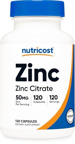 Nutricost Zinc Citrate (50mg) 120 Capsules