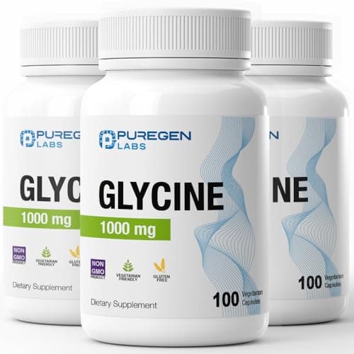 Puregen Labs Glycine 1000mg [High Potency] Total 300…