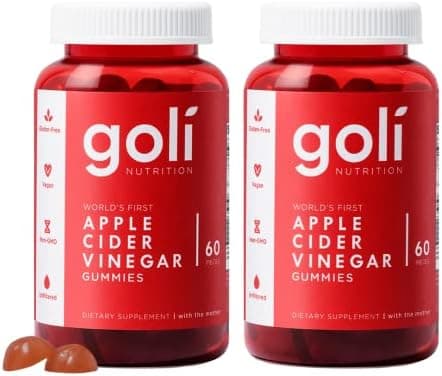 Goli Apple Cider Vinegar Gummies - Worlds First ACV Gummy…