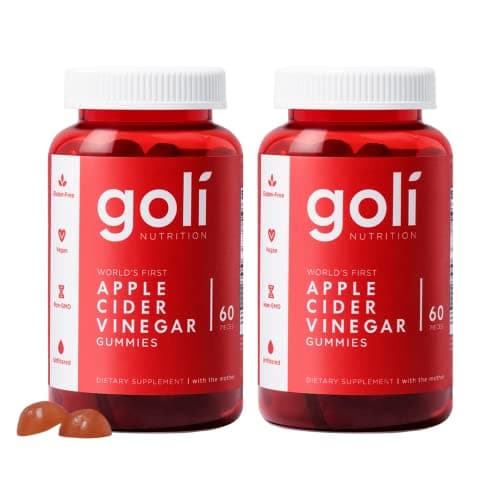 Goli Apple Cider Vinegar Gummies - Worlds First ACV Gummy…