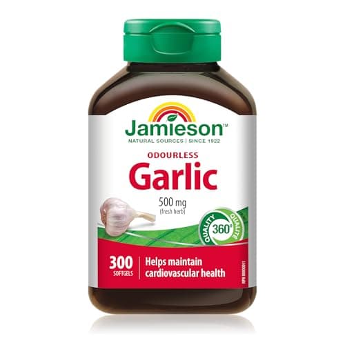 Jamieson Odourless Garlic 500mg 300 Softgels