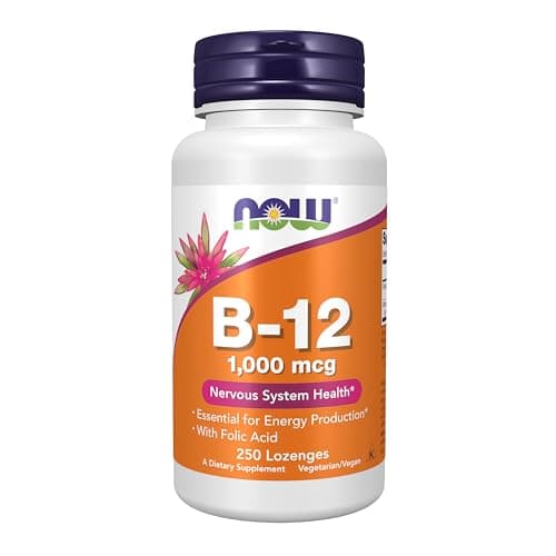Supplements, Vitamin B-12 1,000 mcg with Folic Acid, Nervous…