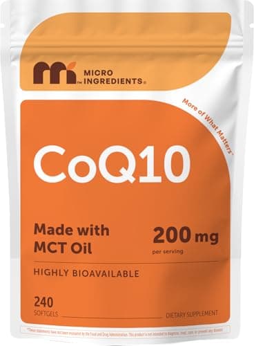 Micro Ingredients CoQ10 200mg Per Serving
