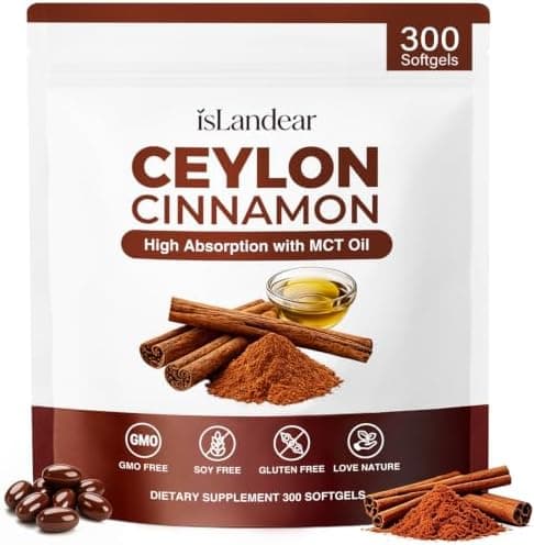 Ceylon Cinnamon Capsules 300 Softgels