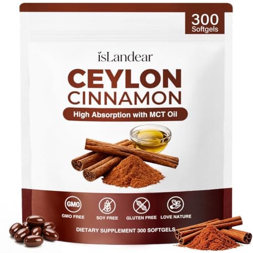 Ceylon Cinnamon Capsules 300 Softgels