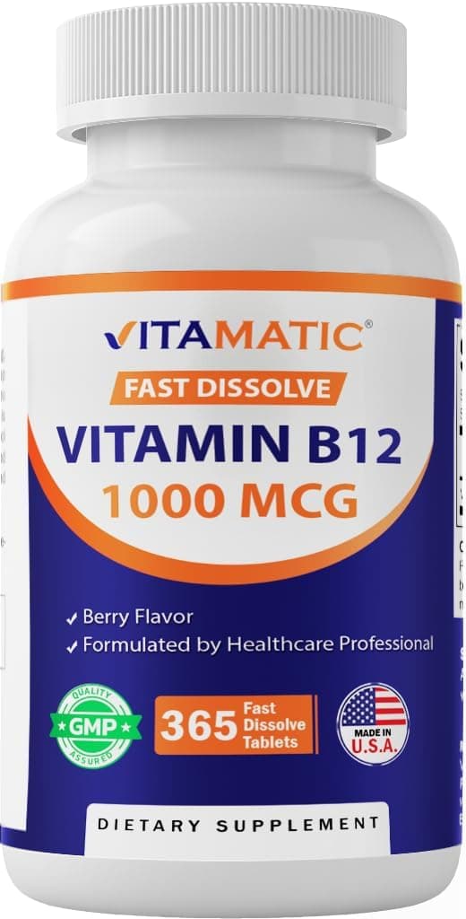 Vitamatic Vitamin B12 1000 mcg Fast Dissolve