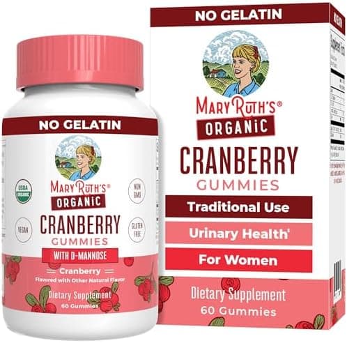 MARYRUTH'S USDA Organic Cranberry Gummies - 500mg