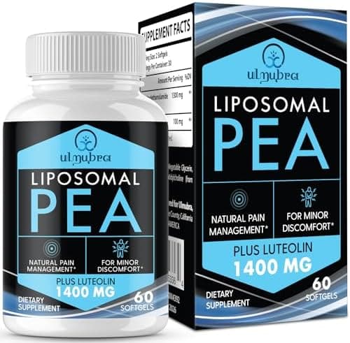 Ulmubra Liposomal Palmitoylethanolamide 1300 MG Plus Luteolin…