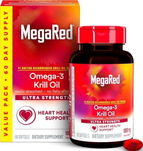 MegaRed Antarctic Krill Oil 1000mg